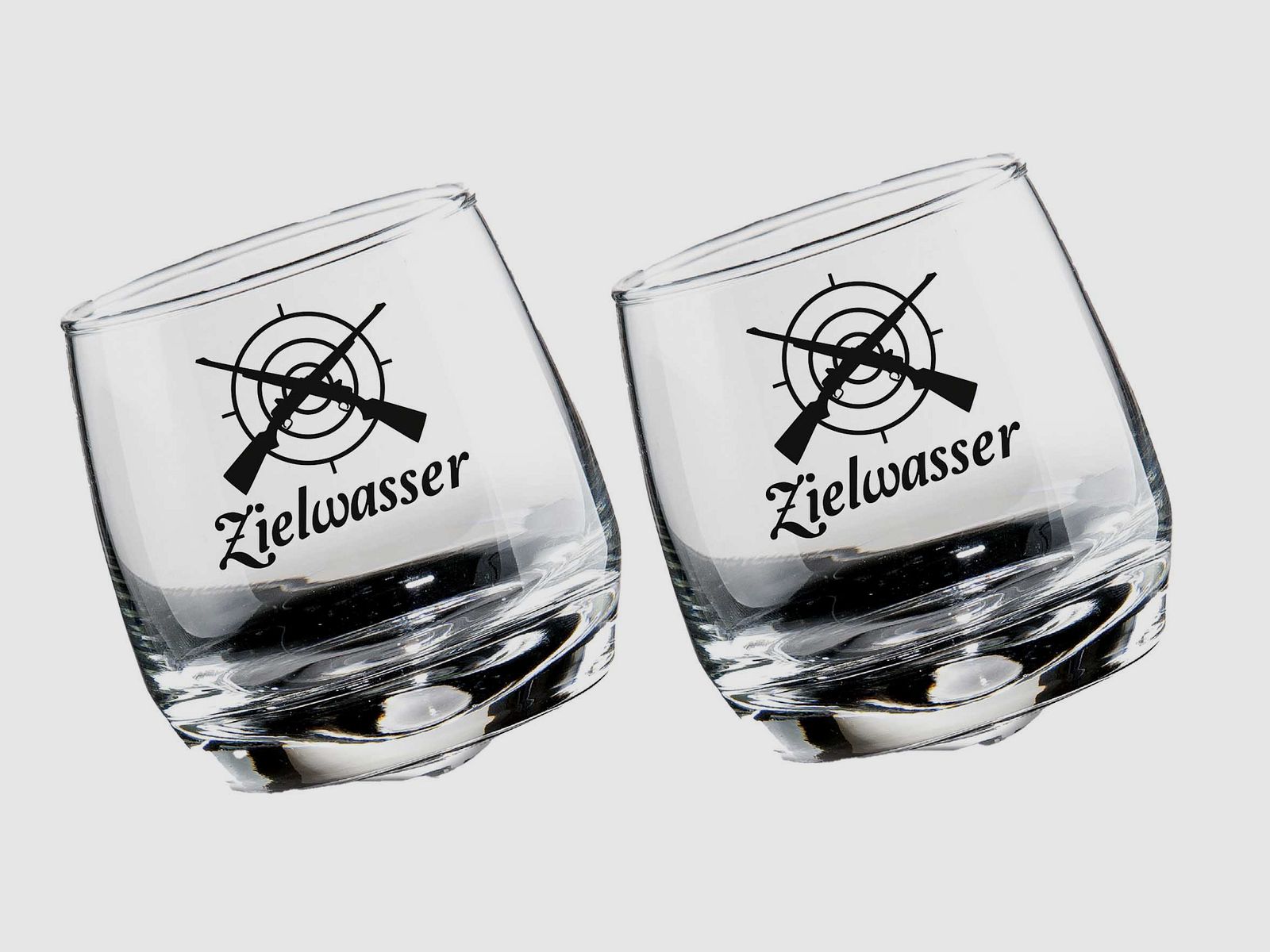 AKAH Wackelglas Zielwasser 2er Set / 27 CL