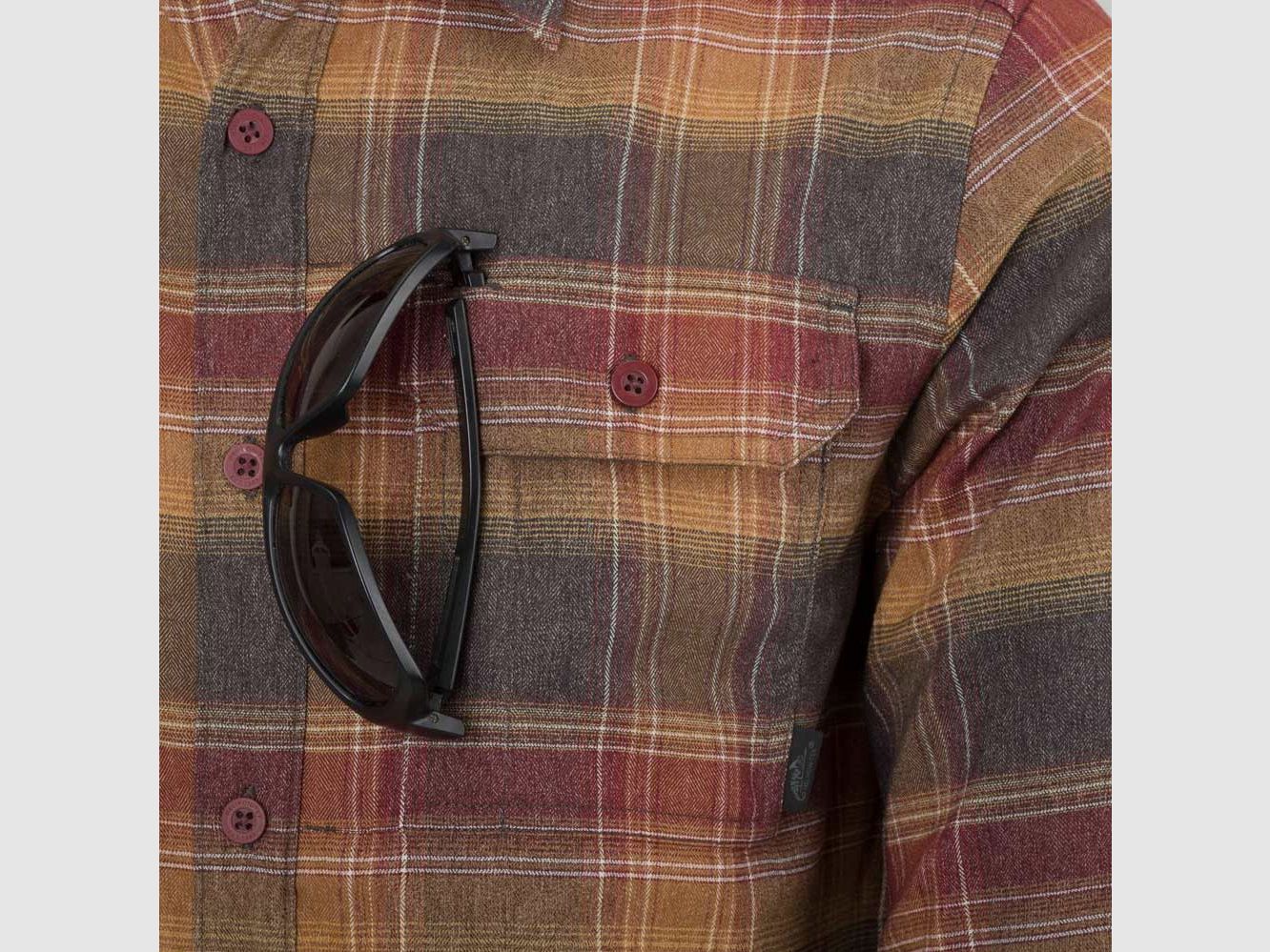 HELIKON-TEX GREYMAN SHIRT AMBER PLAID