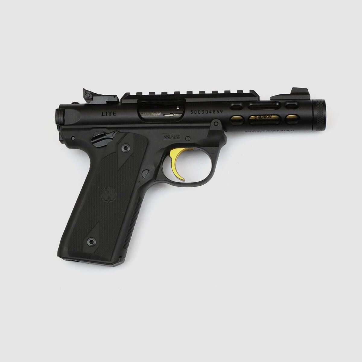 Ruger Mark IV 22/45 LITE Pistole schwarz/gold, Bild 2 von 6