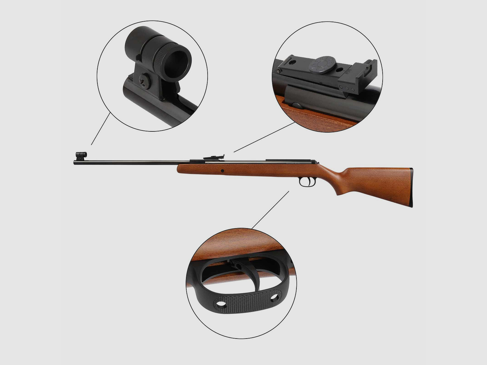 SET Diana Knicklauf Luftgewehr 34 Premium Kaliber 5,5 mm Diabolo (P18)