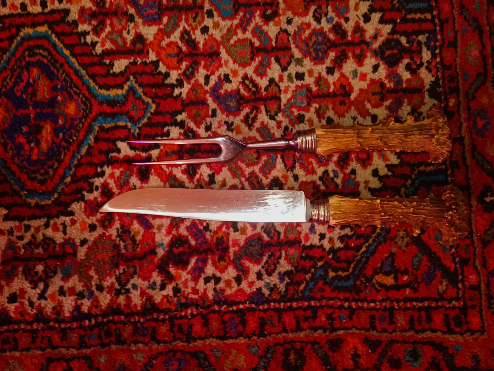 Elegantes Tranchier-Set von Kuno Ritter Solingen – Messer & Gabel
