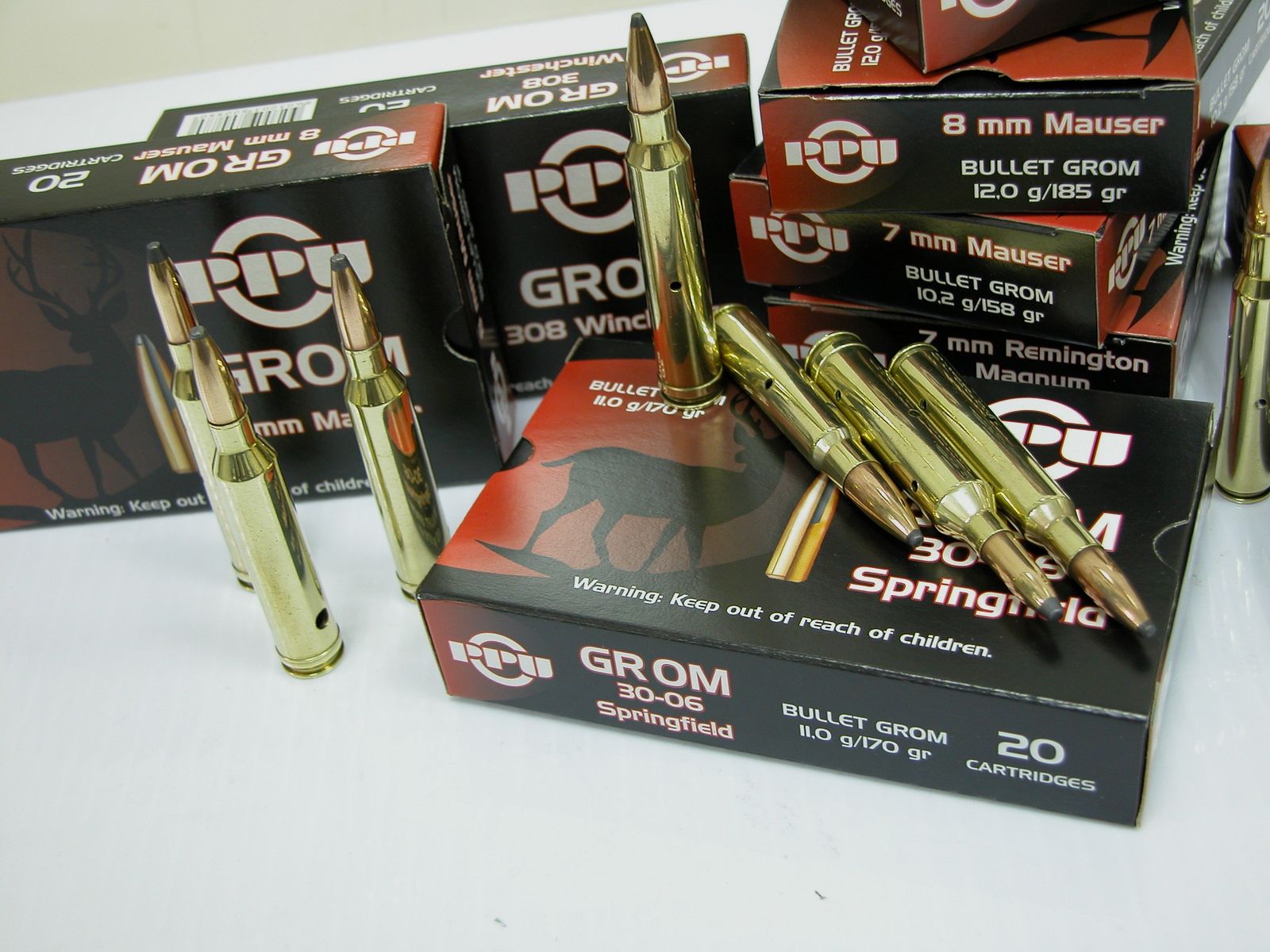 Cartridges Prvi. Cal 30-06-170- GROM (20 pcs), image 1 of 2