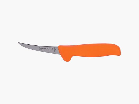 Thick skinning knife semi-flexible 10 cm SB orange