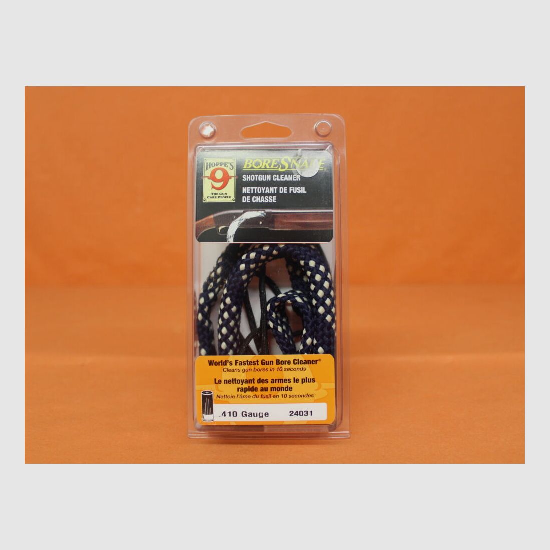 Limpiador BoreSnake para escopetas Hoppe's .410 - Sistema de limpieza para escopetas (24031)