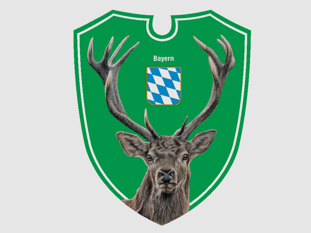 Podwójna optyka samochodowych znaków myśliwskich herb stanu, zdjęcie 2 z 2