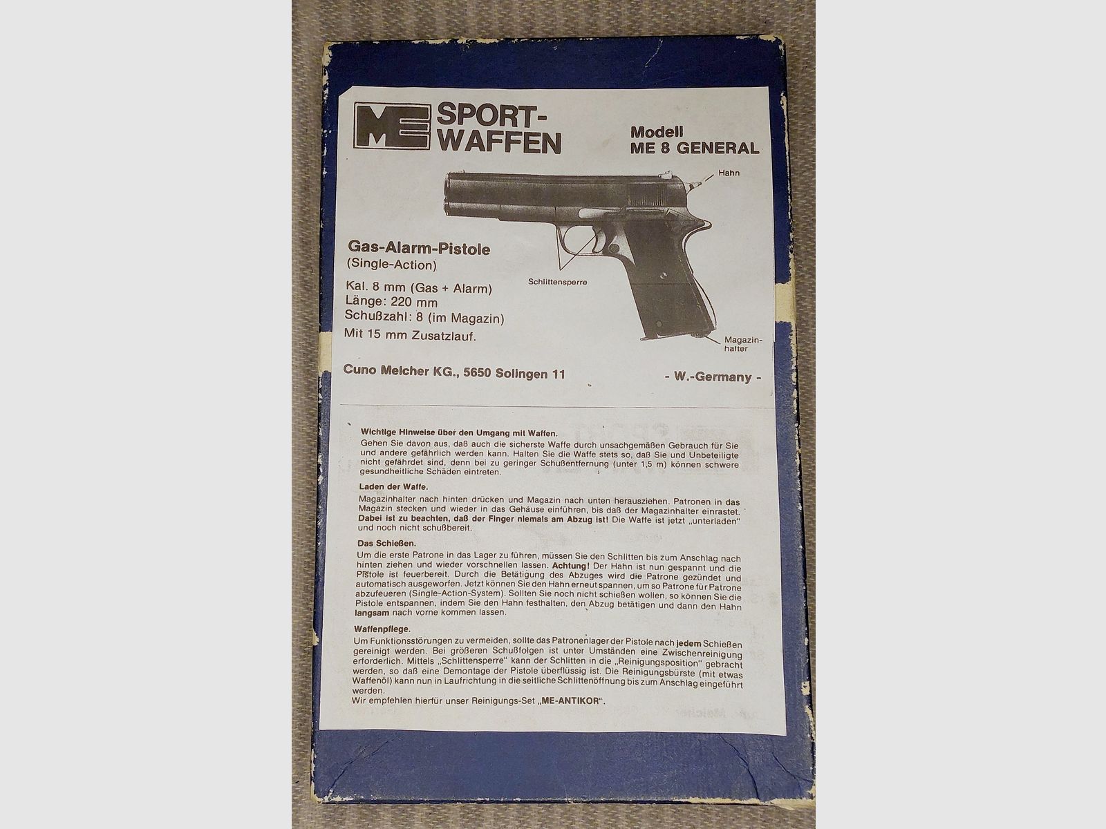 ME 8 Allgemein (PTB 308) Holzgriff