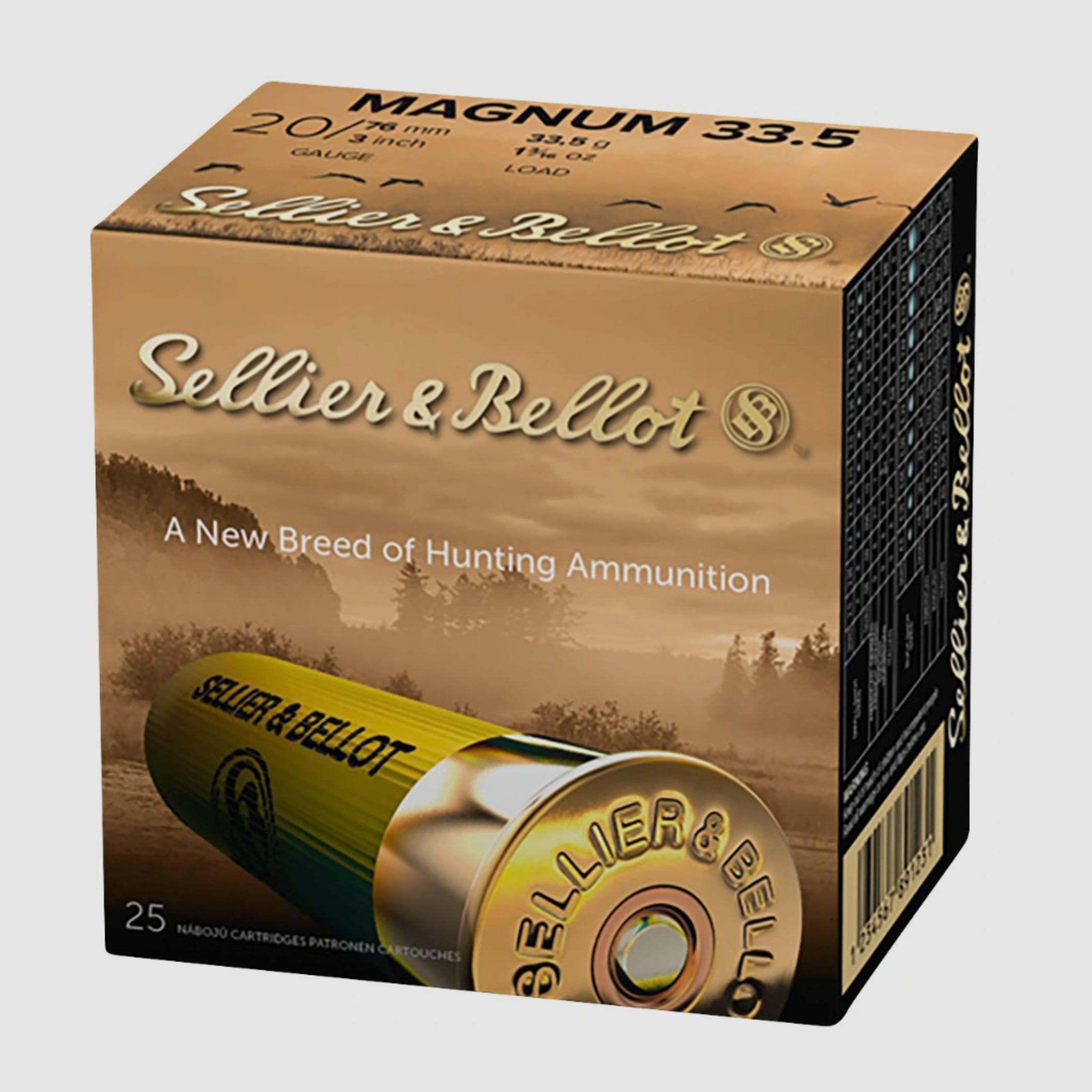 Sellier & Bellot 105245 20/76 SB Magnum 2.75 mm 33.5g