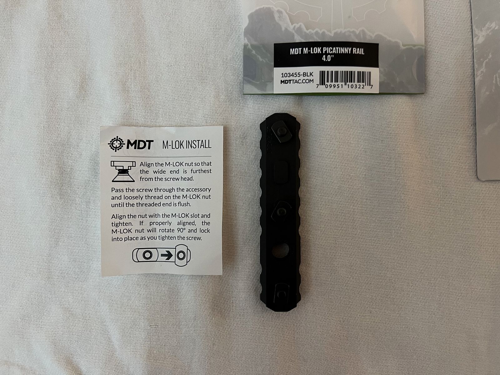 MDT Picatinny per M-LOK binari Nuovo NP 80€