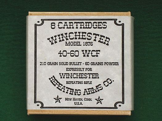 Replika	 Patronenschachteln 40-60 WCF Winchester