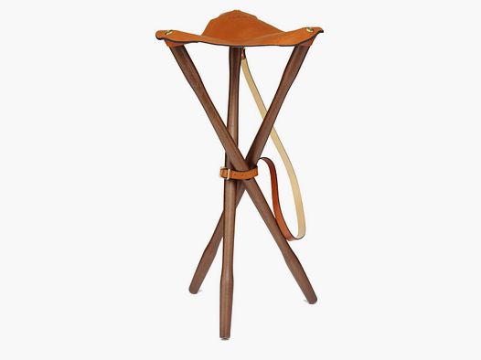Skórzany Siedzenie Trójnog 80 cm Ekskluzywne