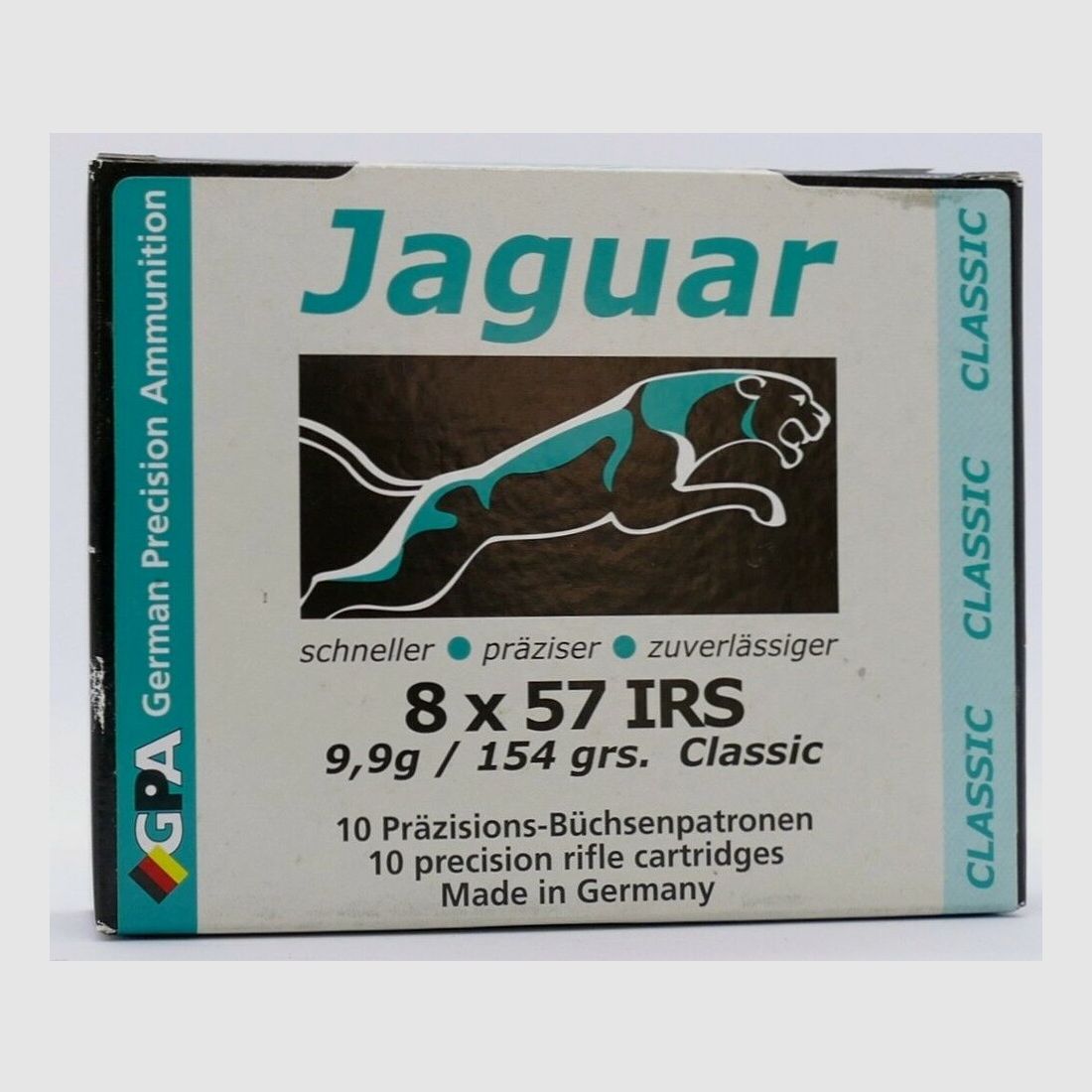 Munitions Jaguar 8x57IRS Classic 9,9g/153grs