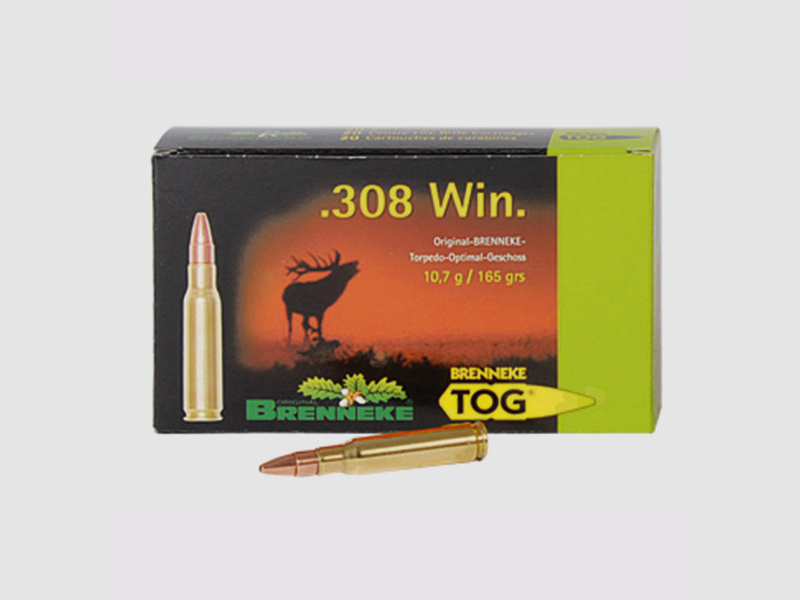 Brenneke .308 Win. 165GR TOG 20 cartridges