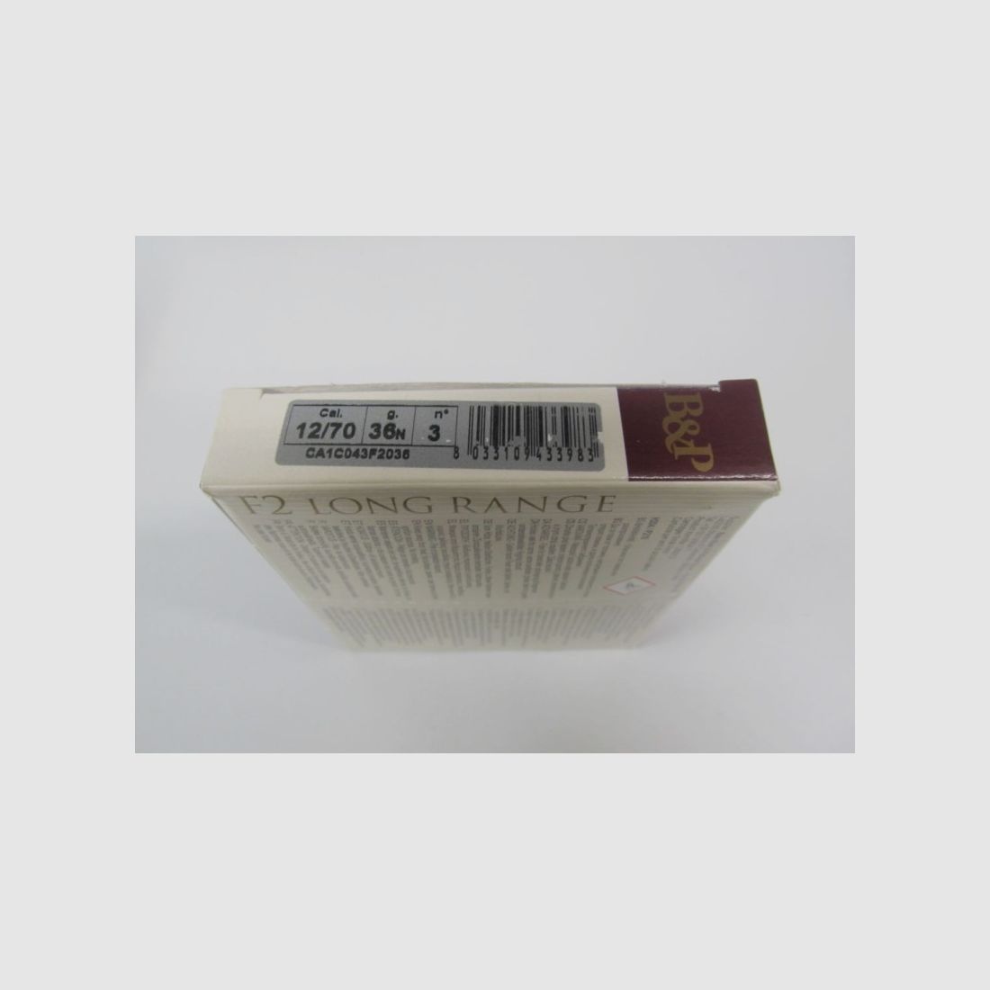 BASCHIERI PATRONEN F2 L RANGE C12, Bild 1 von 2