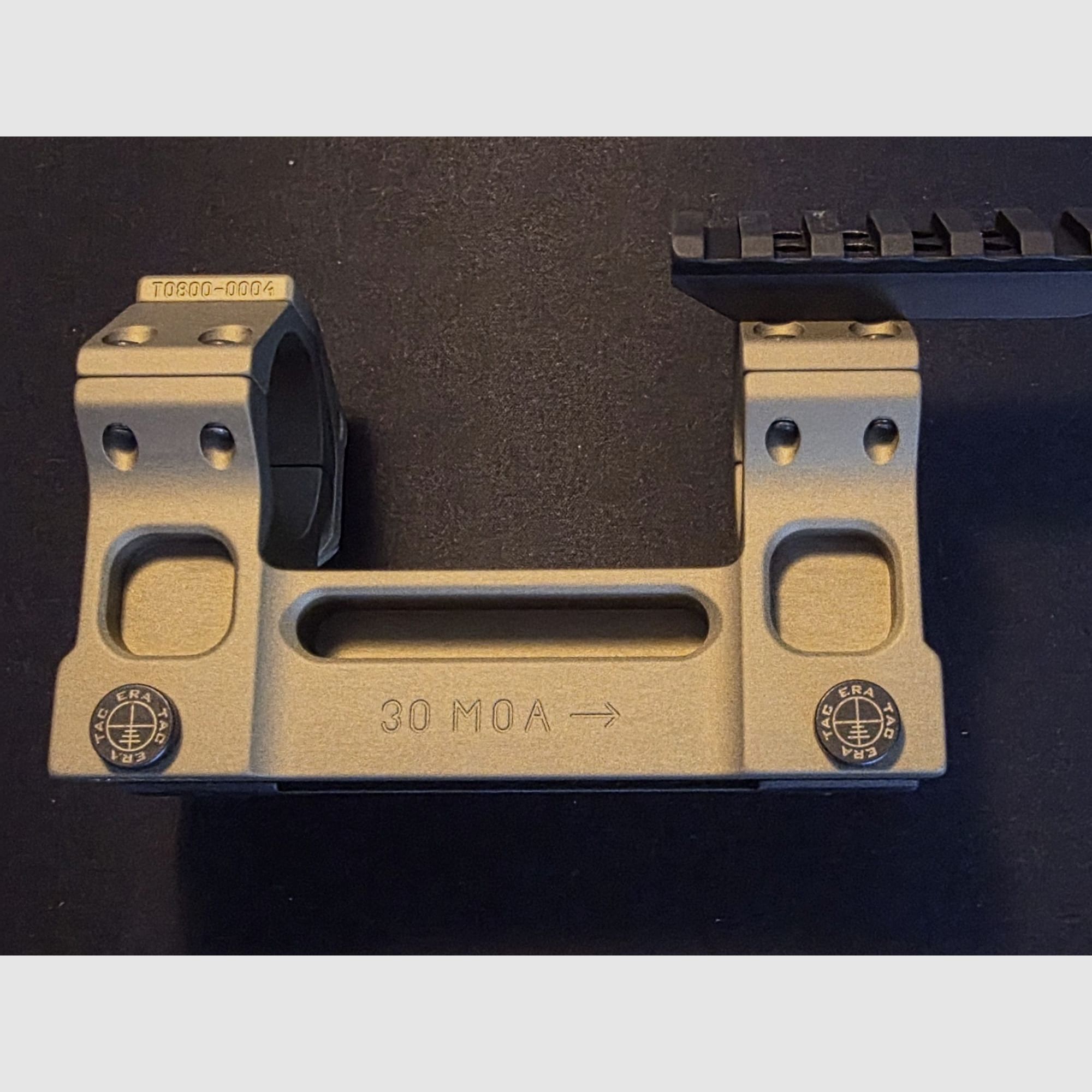 Eratac Blockmontage 30MOA RAL8000