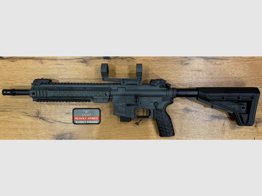 Oberland Arms OA-15 PR M9 Short 12" Heavy Barrel battleship grey