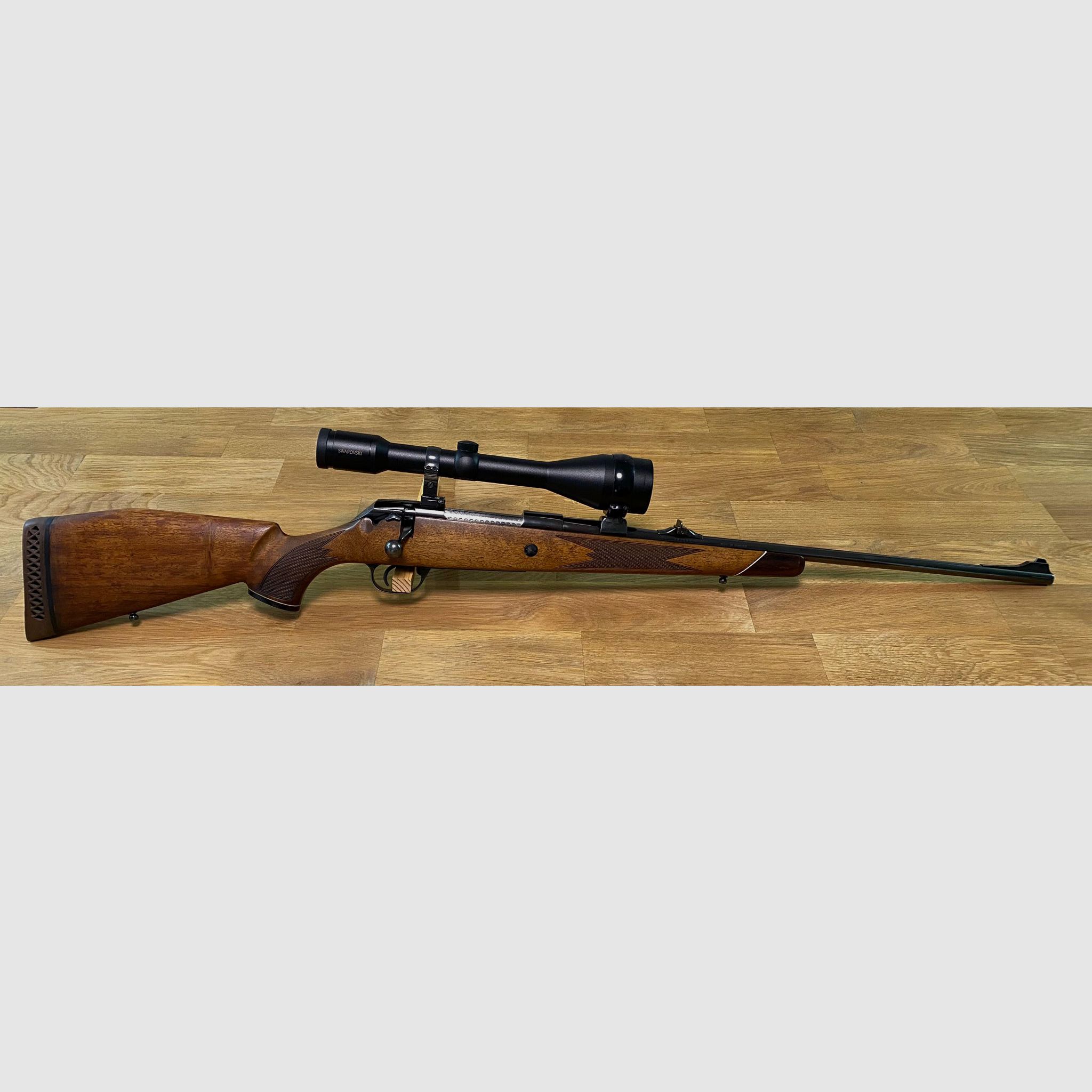 Voere Titan II bolt-action rifle caliber 7x64 with Swarovski Habicht 8x56 scope, immagine 1 di 12