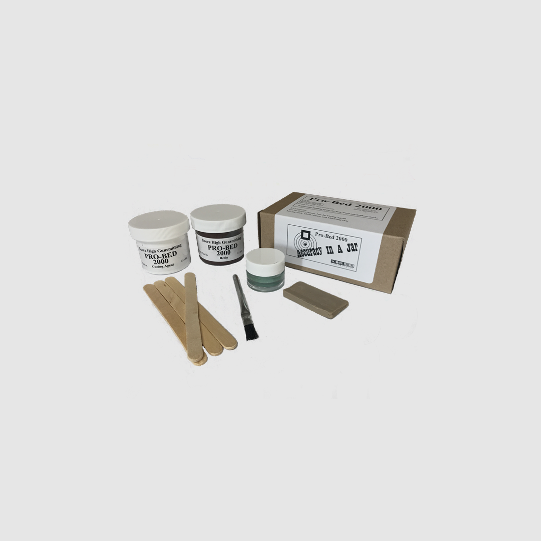 KIT BETTUNG PRO-BED 2000 BRAUN EPOXY