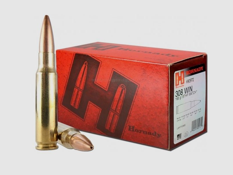 Hornady .308Win BTHP Match 168gr
