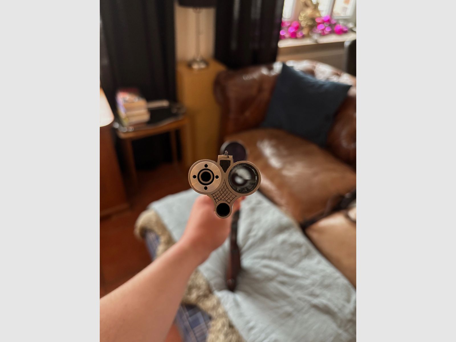 Merkel Drilling mit moderner ZF-Montage und LL-EL im Rehwildkaliber