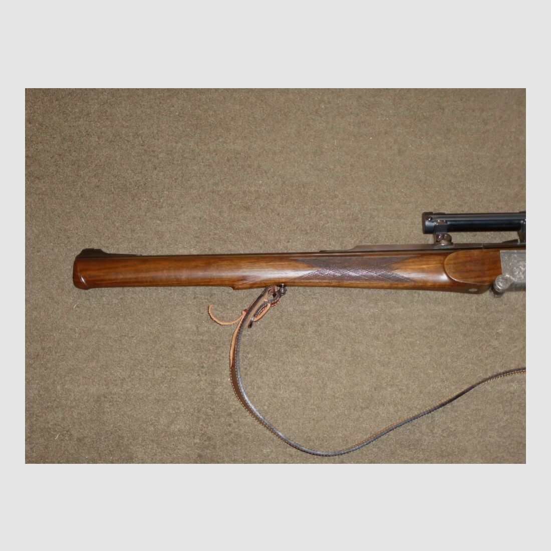 Otto Baier KS 88, zur izquierda, Cal. .416 Rigby, 6x70R