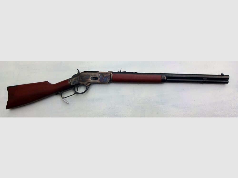 UBERTI ITALY UBERTI Type Winchester 1873 Short Rifle octagonal barrel 20, image 7 of 8