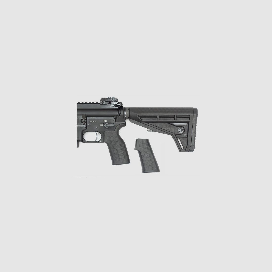 OA-15 PR M9 CORTO, cañón pesado de 12", guardamanos OA MSR de 9,5", seguro a ambos lados, culata OA M4-PR-M9-S