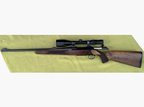 Repeating rifle Sauer Modell 200 caliber .243Win. with scope Schmidt & Bender with very good shooting performance