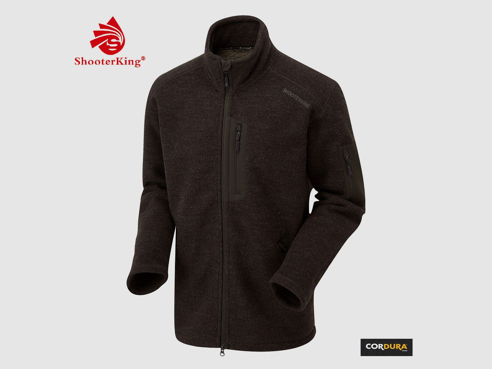 SHOOTERKING Jacke Forest Woolen braun