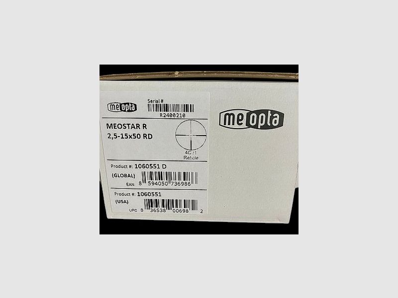 Meopta Zielfernrohr Meostar R 2,5-15x50 RD
