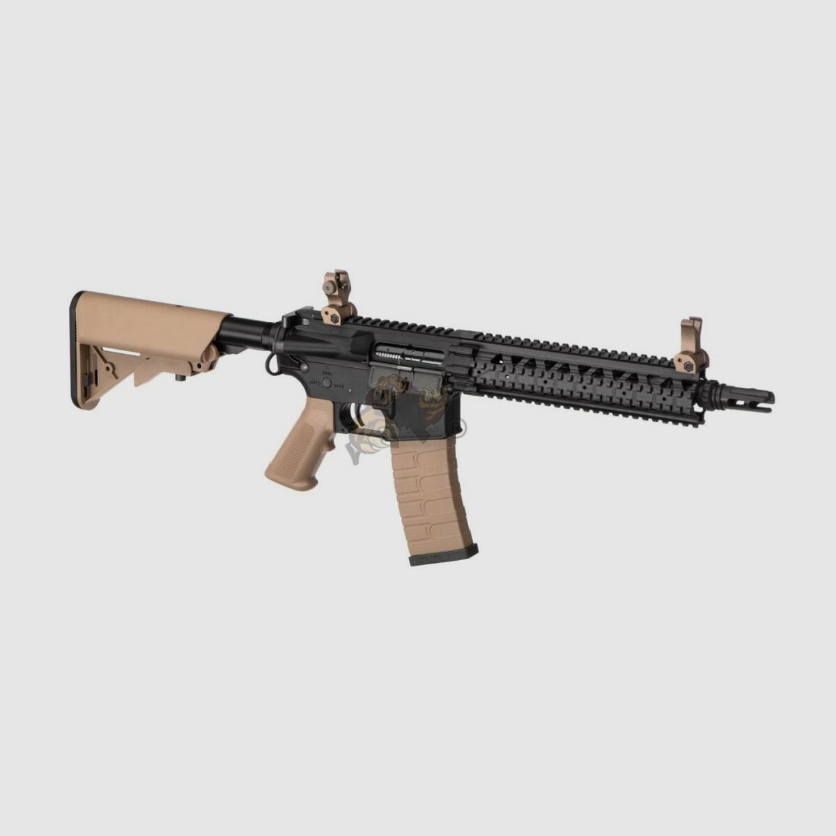 G&G CM18 Mod1 long RIS/Rail Cover Black/FDE Airsoft Rifle free from 18 years