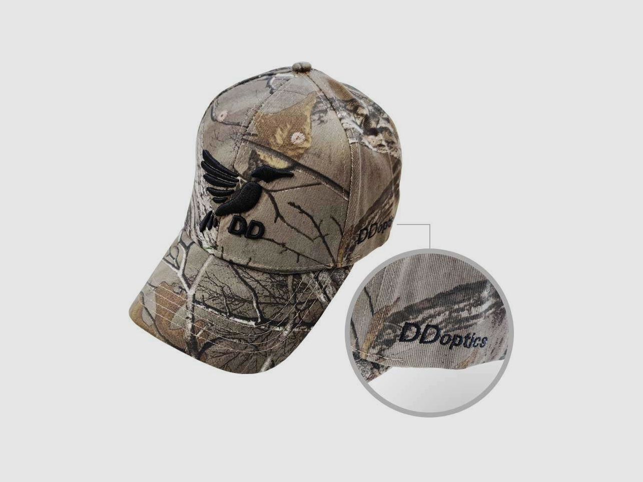 DDoptics Basecap mit DDoptics Logo Realtree Cap 449000318b