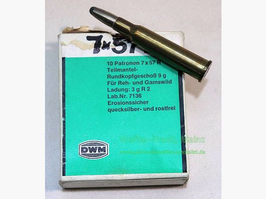 DWM, Karlsruhe cartucce per fucile 7x57R