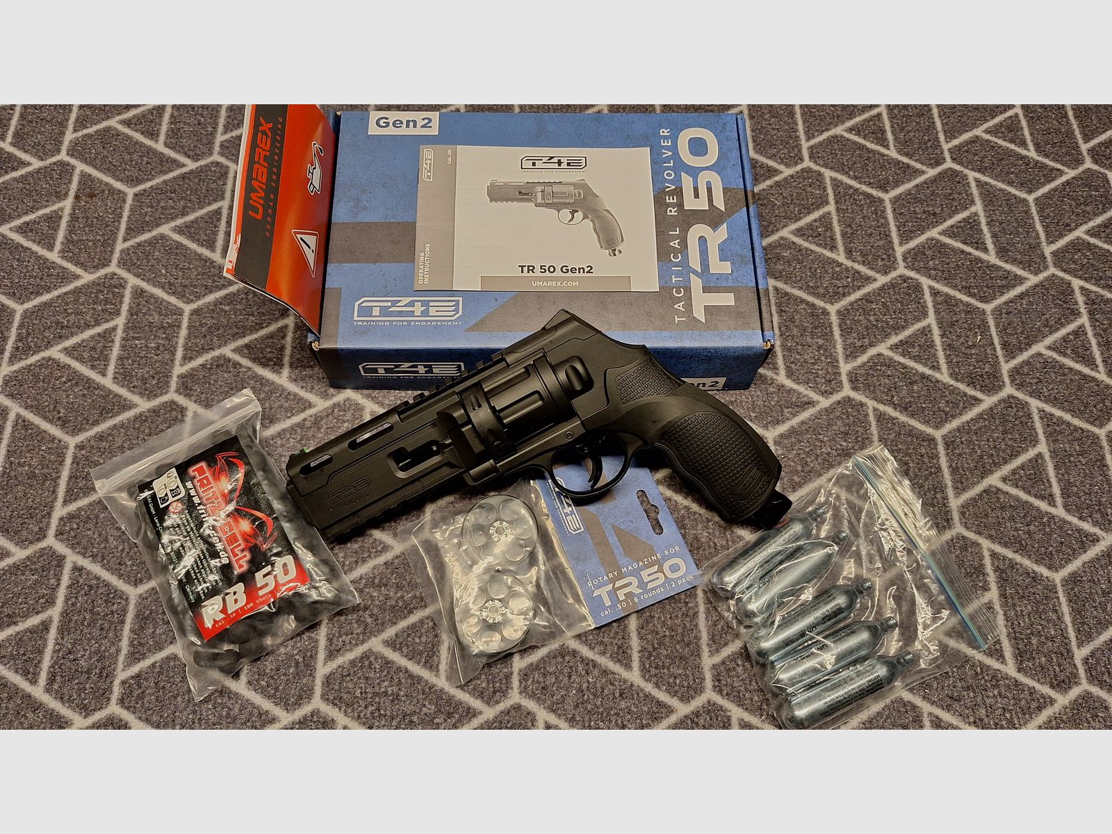 TR50 Gen2 T4E Revolver Co2 cal .50 - Neu!