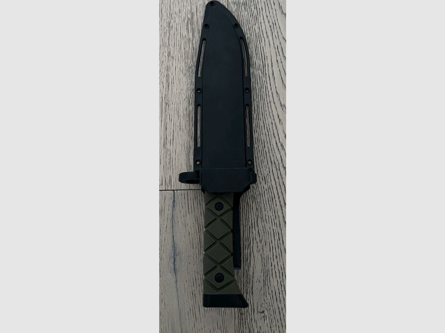 Couteau de chasse/de combat avec étui