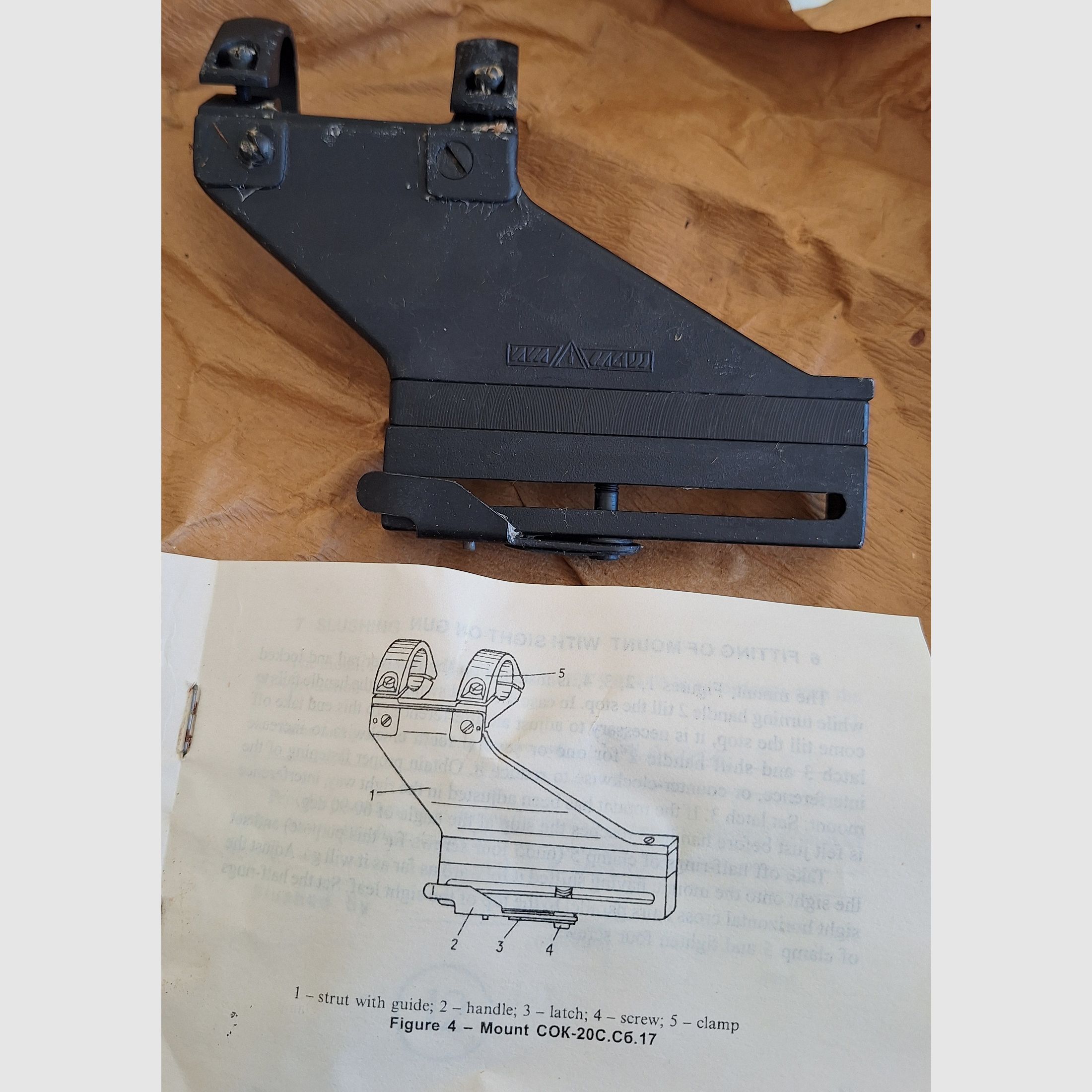 NEU AK 47 / 74 montage latérale 1 pouce Izhmash OVP lunette de visée Klaschnikov