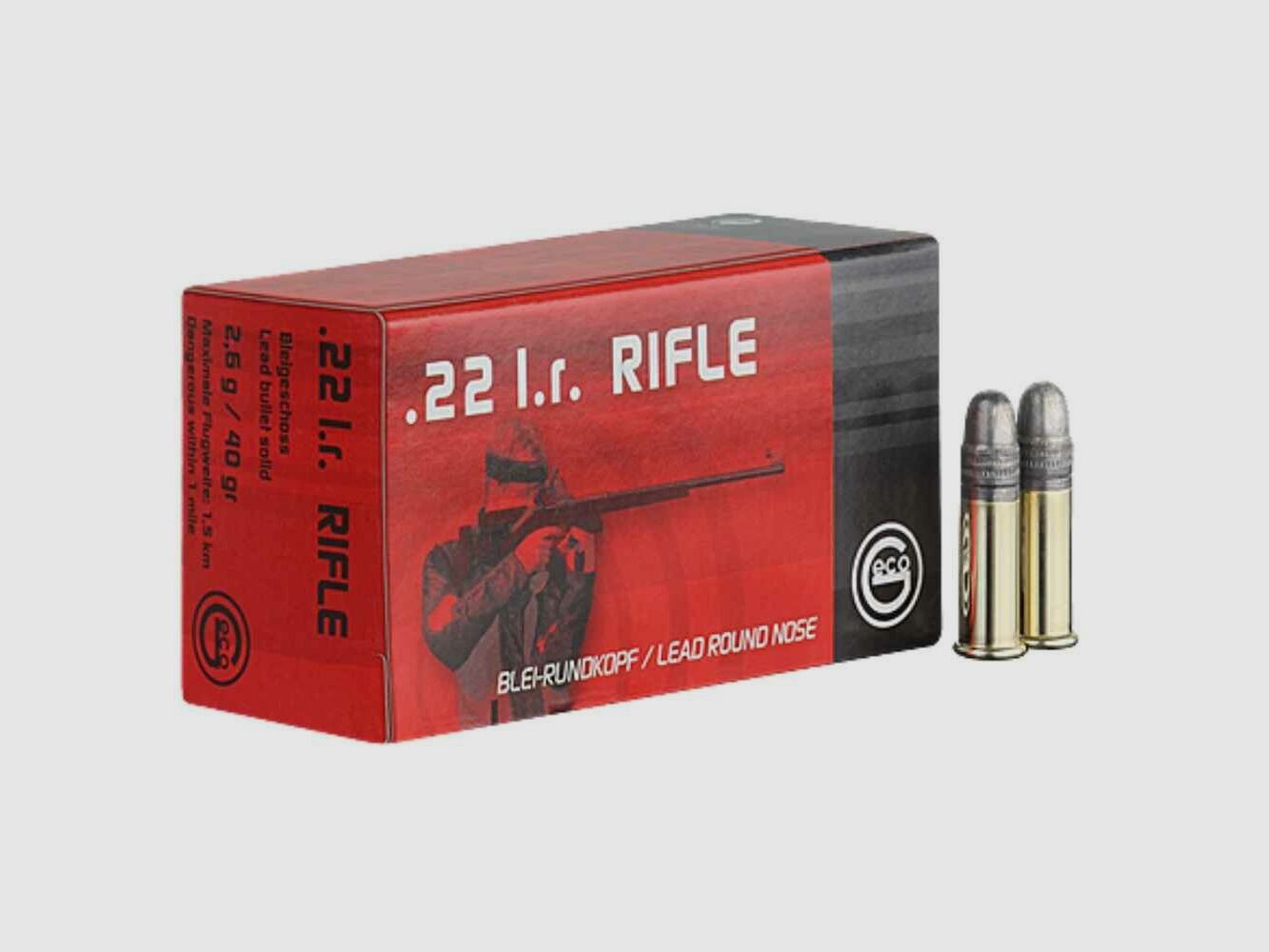 Geco Rifle Blei Rundkopf 40grs - 50Stk