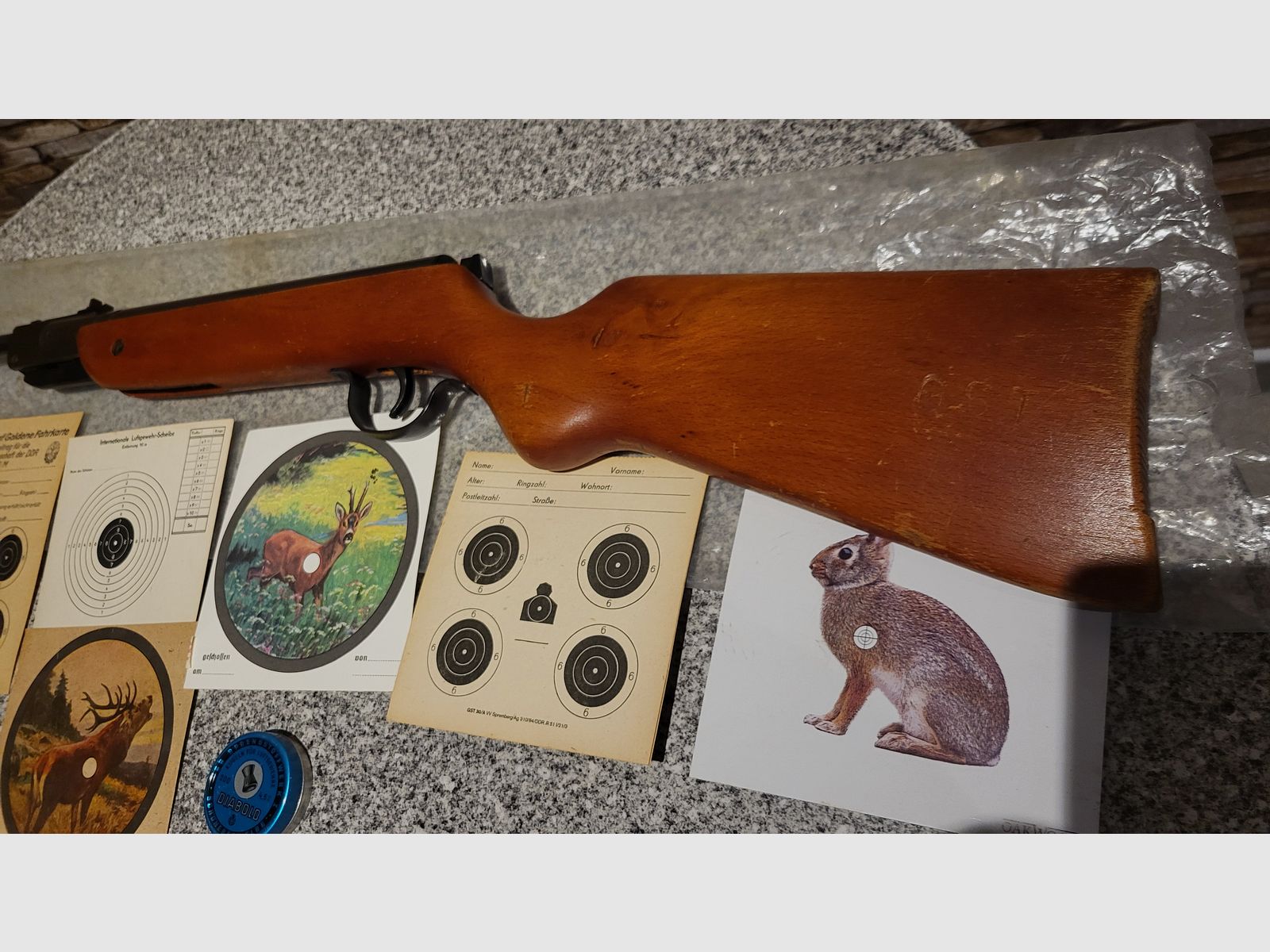 Luftgewehr Haenel Knicker Modell 300