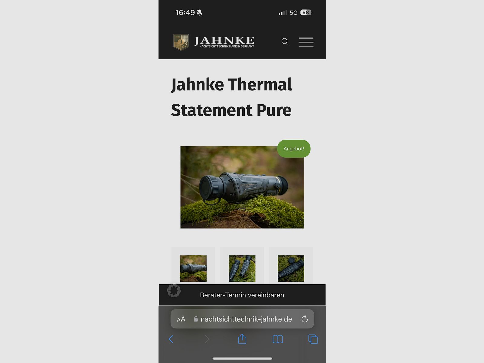 Jahnke Thermal Statement Pure