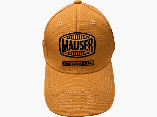 Cappello in tela Mauser arancione acceso