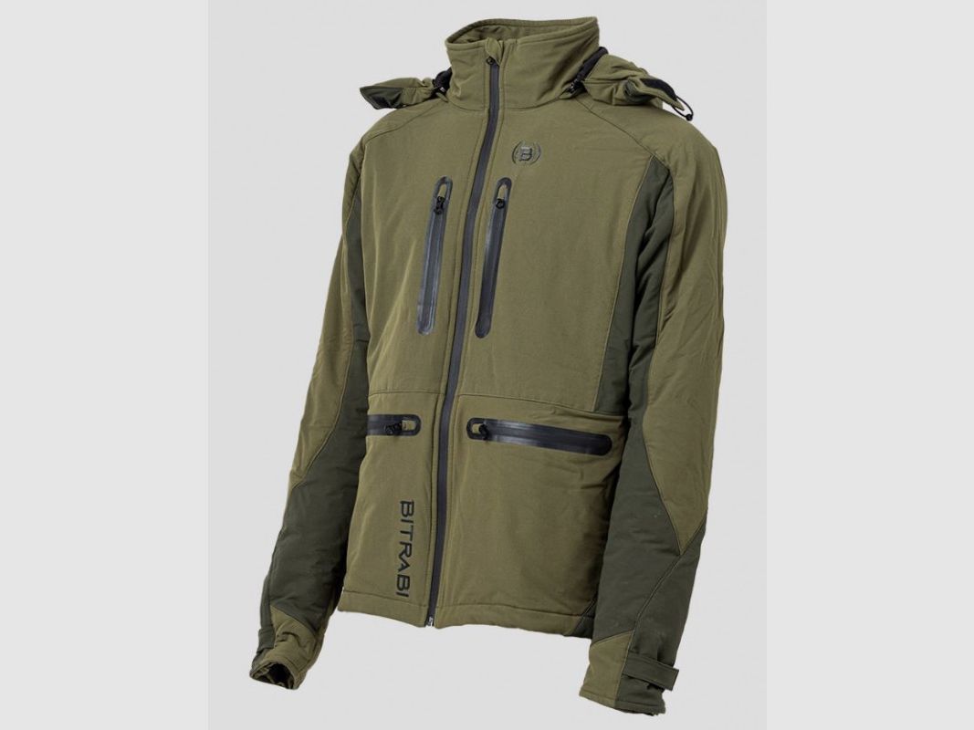 Grüne gepolsterte Bitrabi-Jacke Modell BEAR, Bild 3 von 6
