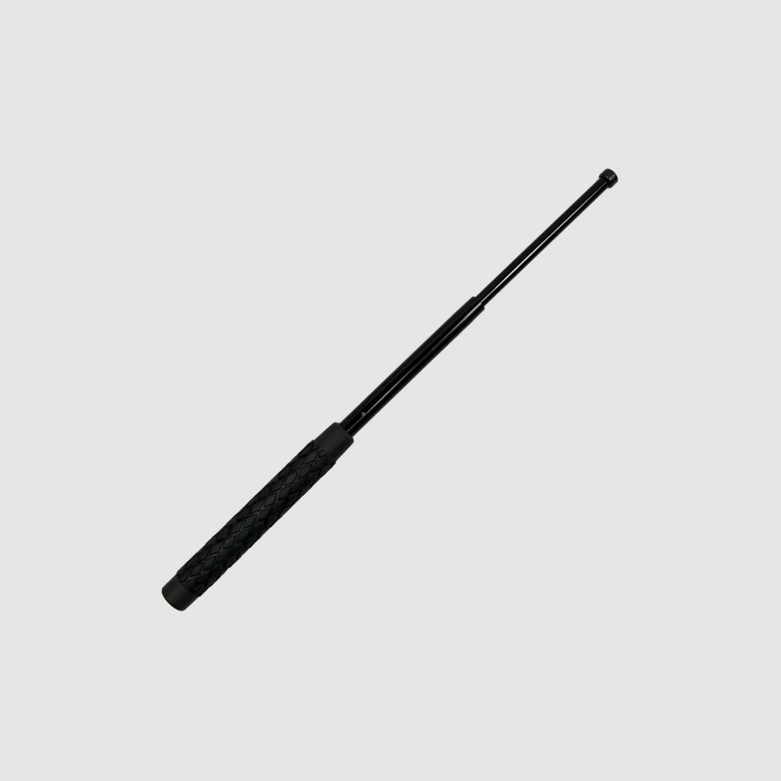 Teleskop Schlagstock 20,5/53cm, Schwarz + Gürtelholster