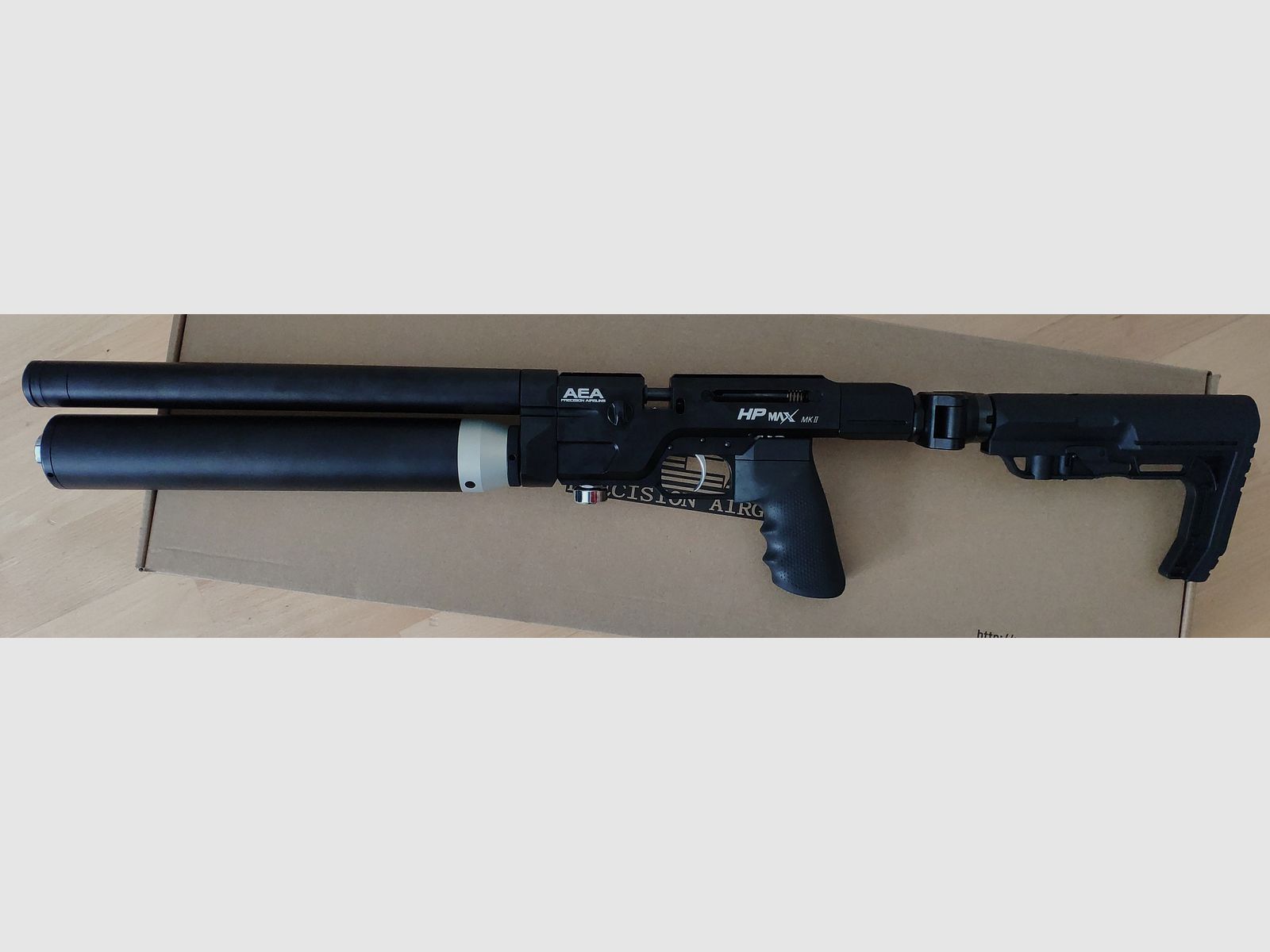 AEA Airguns HP MAX MK2 with compressor moderator and many other parts 9 mm .357" HPMAX M2 .35