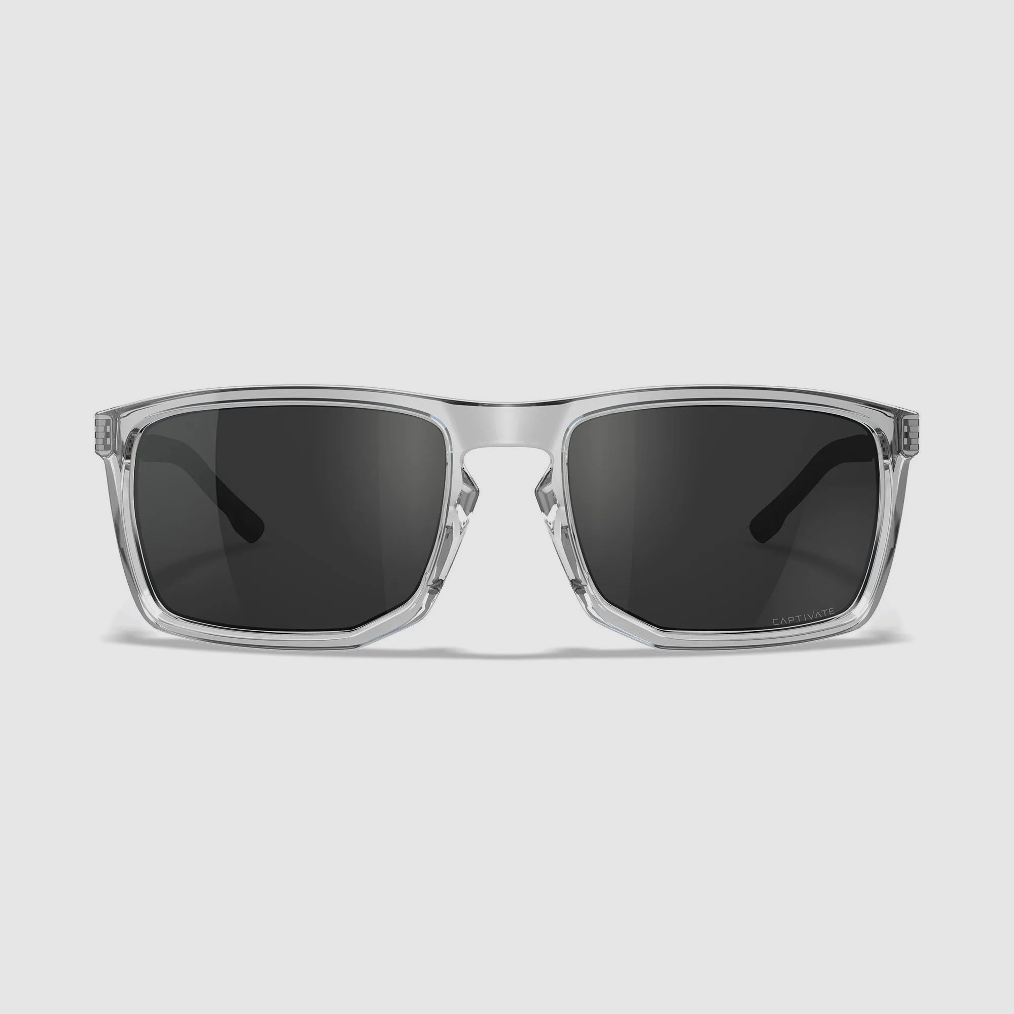 Lunettes de soleil Wiley X AXE avec verres CAPTIVATE Grey, monture Gloss Crystal Clear AC6AXE01, image 2 sur 5