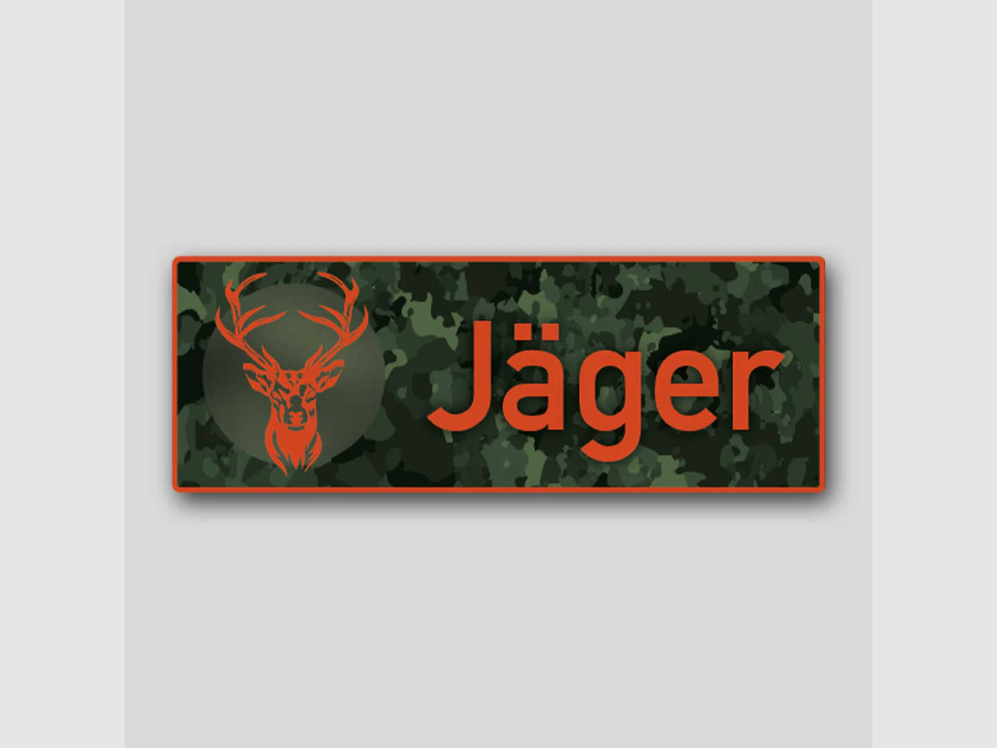 Premium Jagdaufkleber "Jäger"
