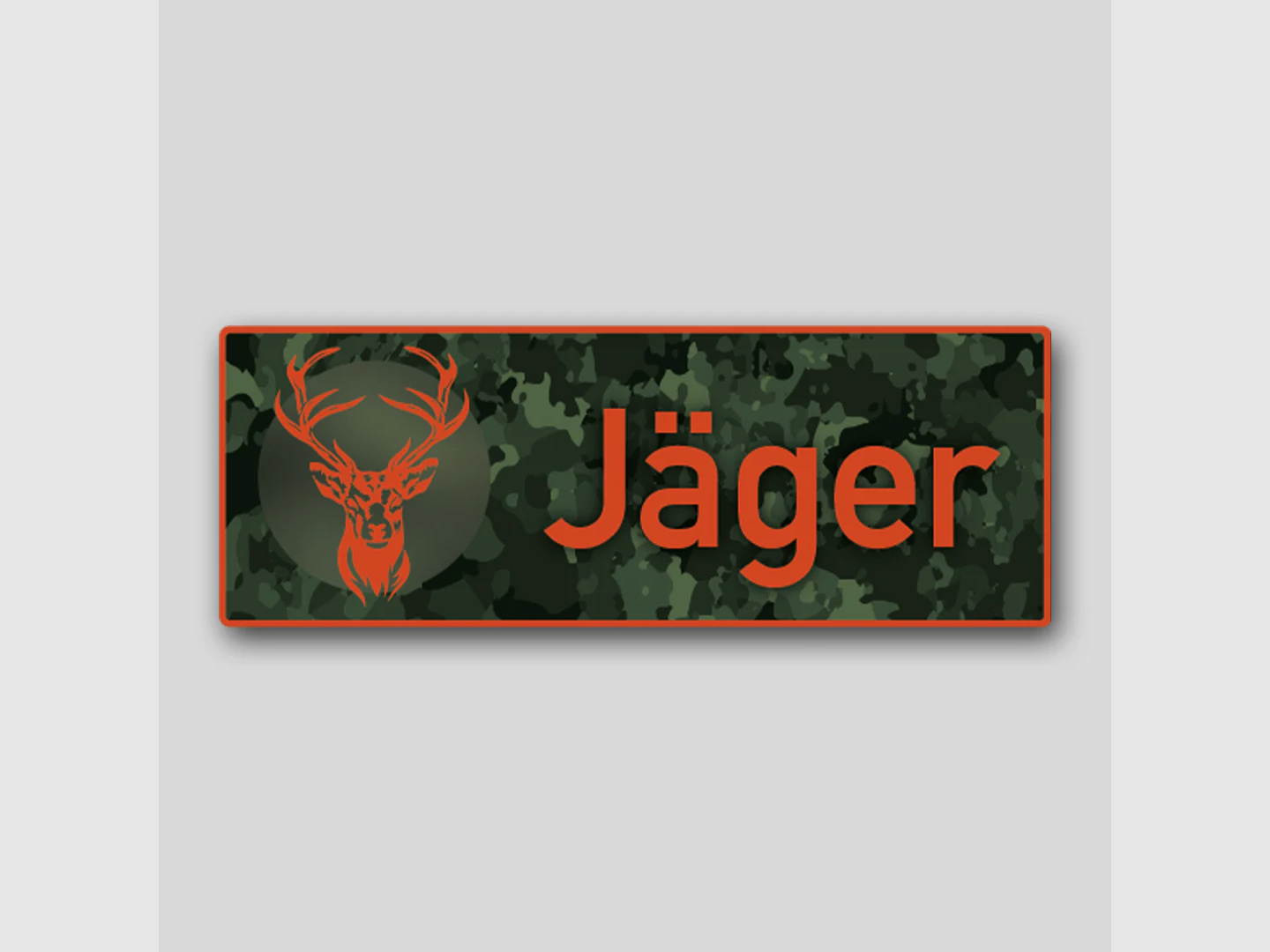 Premium Jagdaufkleber "Jäger"