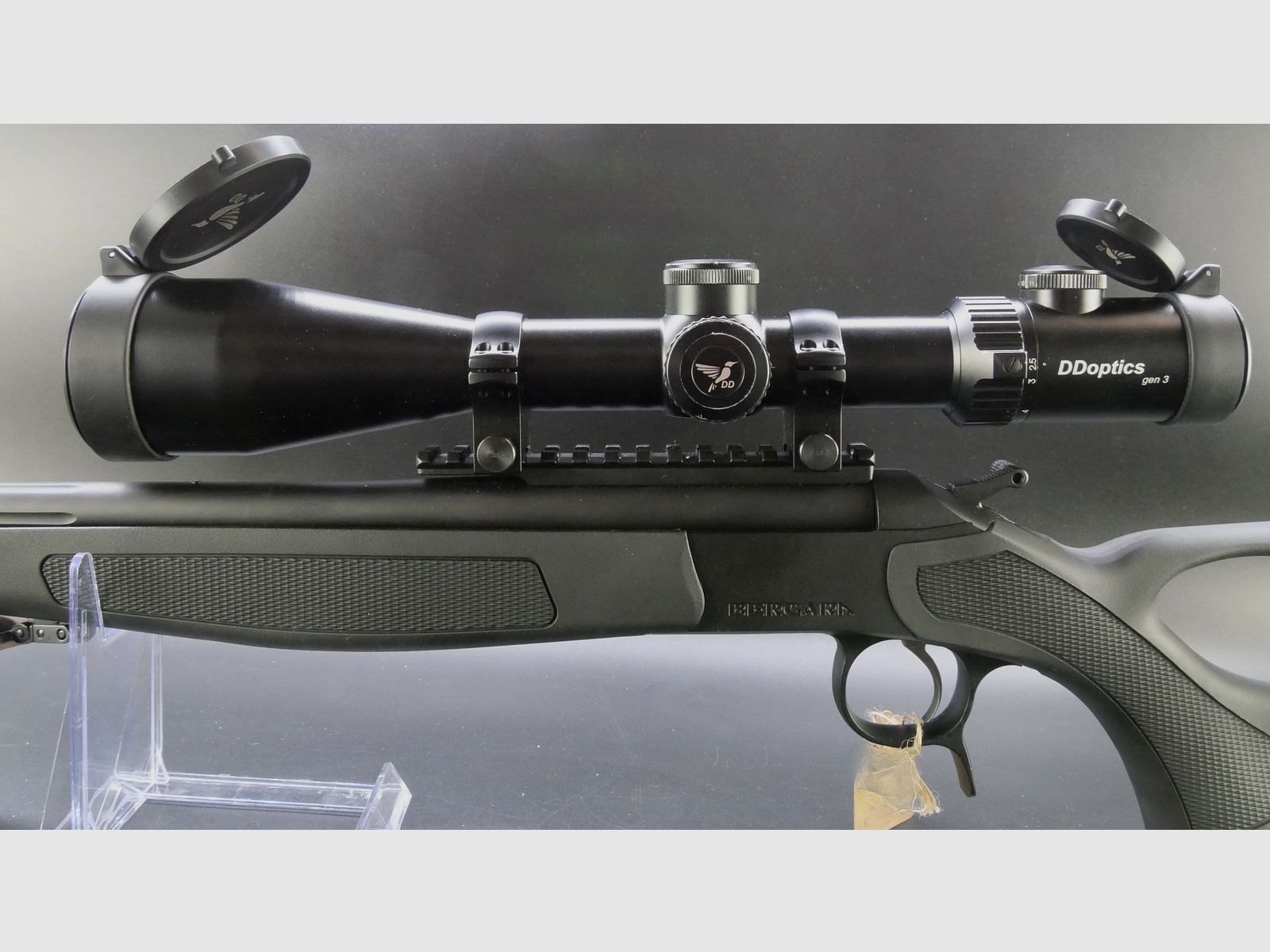 Bergara Kipplaufbüchse BA 13 TD 20'' TH Black 8x57IRS +Hausken 184 XTRM MK2 für max.: 8,25 Kal. +ZF