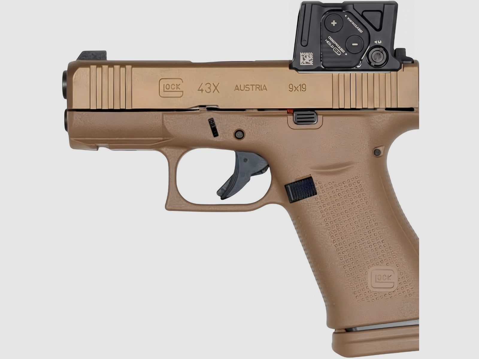 Glock 43x Coyote A-CUT Aimpoint COA, afbeelding 3 van 7