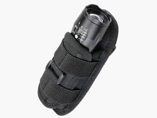 Taktisches Taschenlampen-Holster – 360° drehbar, MOLLE-kompatibel & universell einsetzbar
