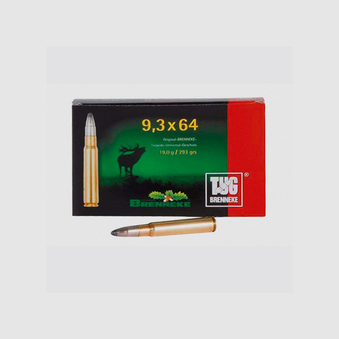 Brenneke 9,3x64 293GR TUG 20 cartucce
