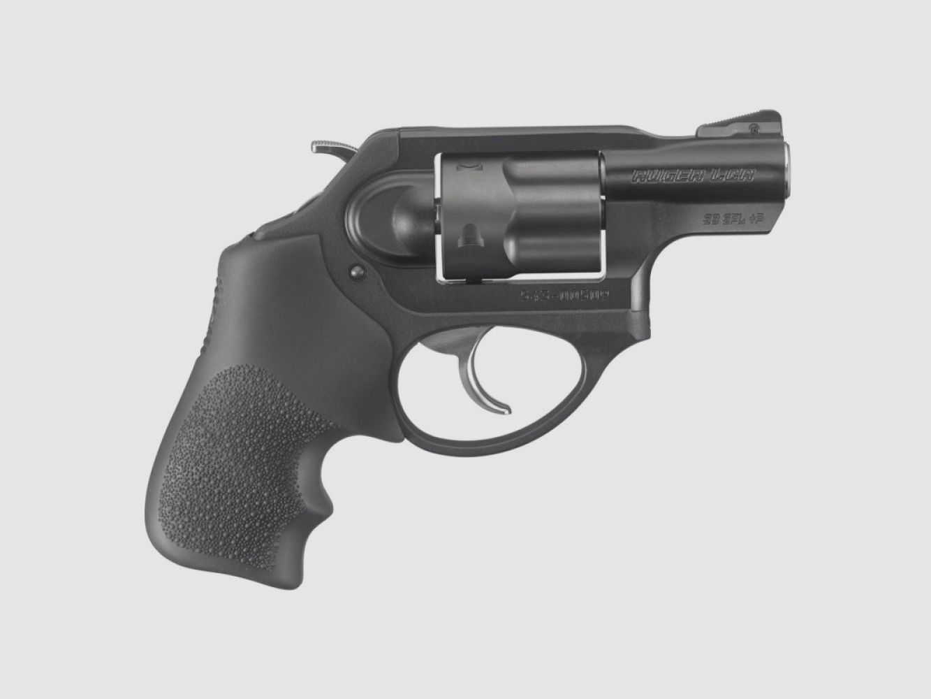 Ruger Revolver - DA, LCR, LCRX, .38 Spl +P, Matte Black, Synergistic Hard Coat, 1.875"